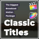 Classic Titles | Final Cut Pro - VideoHive Item for Sale