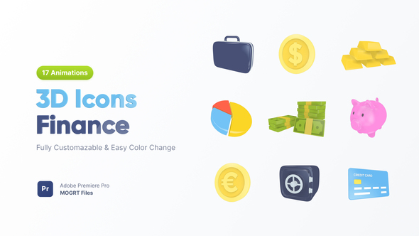 3D Icons | Business & Finance