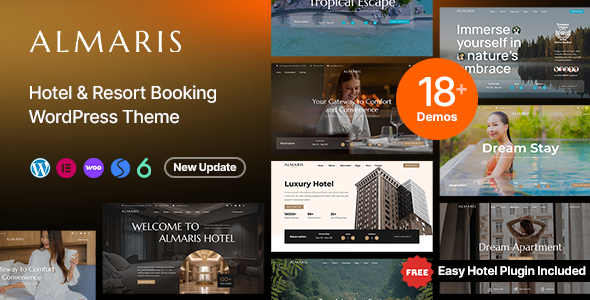 Almaris - Hotel Booking WordPress Theme