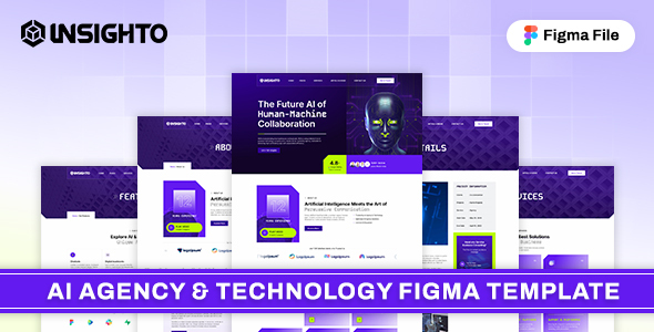 Insighto – AI Agency & Technology Figma Template