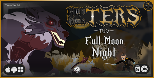 TERS Full Moon Night - HTML5 Game Template