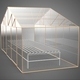 Transparent Greenhouse Garden Nft Growing Table Hydroponic Plant - 3DOcean Item for Sale
