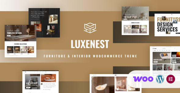 LuxeNest - Furniture & Interior WooCommerce WordPress Theme