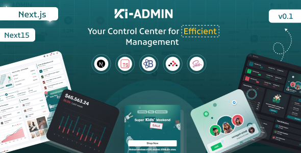 Ki-admin Next 15 + Typescript Admin Dashboard Template