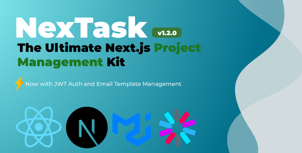 NexTask - Project Management Next.js React Kit