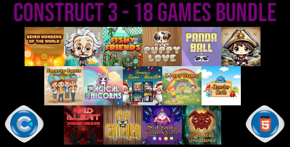 Construct 3 - 18 Games Bundle