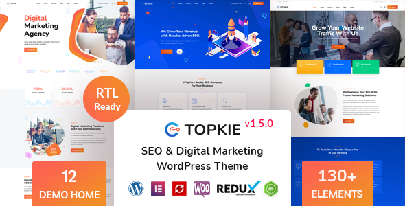 Topkie - SEO Marketing WordPress Theme