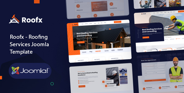 Roofx - Roofing Services Joomla Template | Construction
