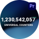 Universal Number Counters | MOGRT - VideoHive Item for Sale