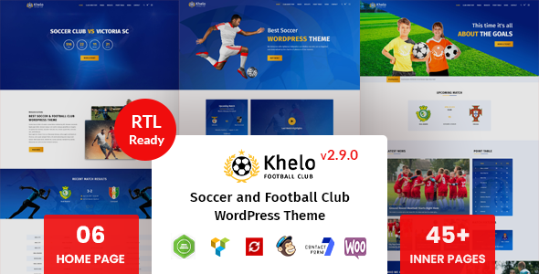 Khelo - Soccer & Sports WordPress Theme
