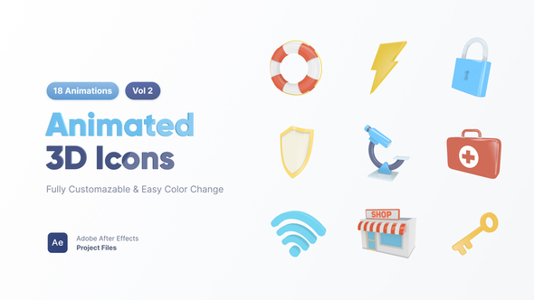 3D Animated Icons