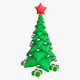 Christmas Pillow Tree with Gifts M1 - 3DOcean Item for Sale