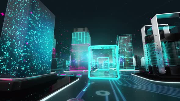 Fantom with Digital Technology Hitech Concept alt