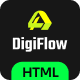 DigiFlow - Digital Agency HTML Template - ThemeForest Item for Sale