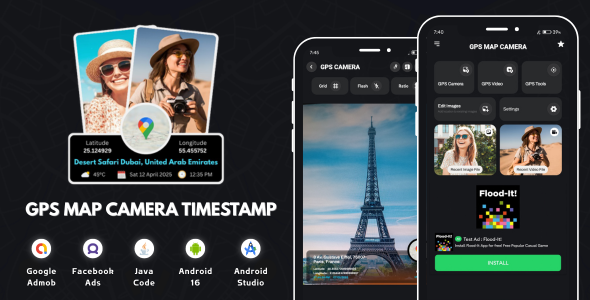 GPS Map Camera Timestamp with AdMob Ads Android