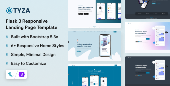 Styza - App Landing Page Flask Template