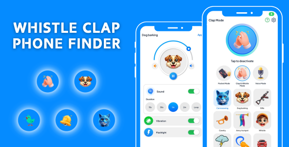 Whistle Clap Phone Finder with AdMob Ads Android