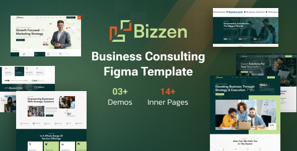 Bizzen – Business Consulting Figma Template