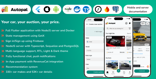 Autopal - Car auctions (Full Application)