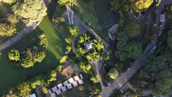 Biodiverse ecological Ecoparque Buenos Aires Argentina aerial