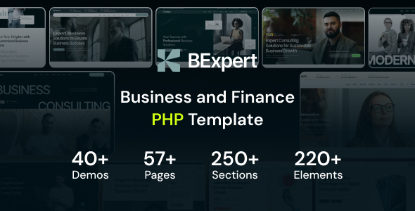 BExpert - Multipurpose Business and Finance PHP Template