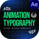 Animation Typography - VideoHive Item for Sale