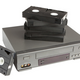 Upper Inserting Vhs Tape Cassette into VCR 3