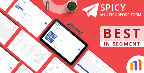 Material Based Spicy Form for Wordpress 6