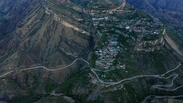 Gunib Village in Dagestan