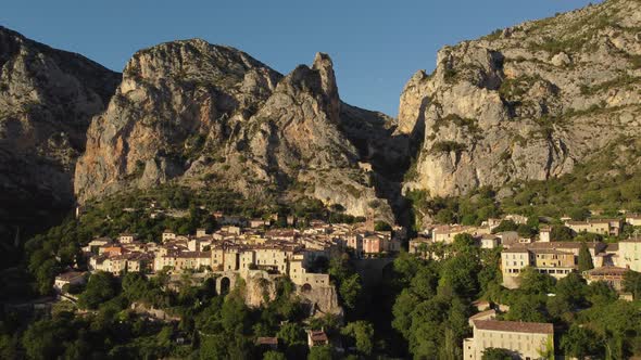 Moustiers Sainte Marie in Provence, France