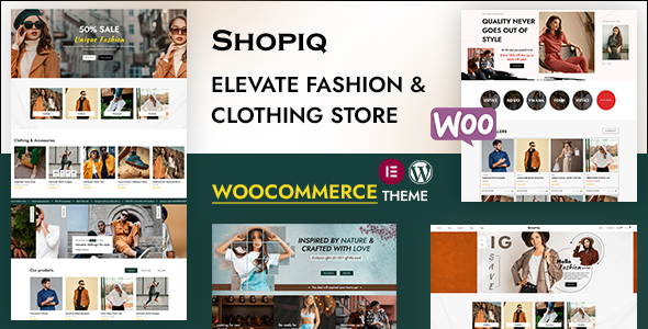 Shopiq - Fashion Shop WooCommerce Wordpress Theme