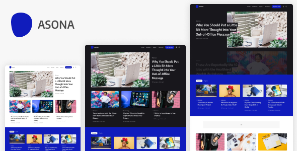 Asona - Blog and Magazine WordPress Theme