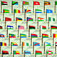 Africa Countries Flags Pack Toon Style Low Poly Collection - 3DOcean Item for Sale