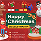 Merry Christmas 3D Illustration Pack - 3DOcean Item for Sale