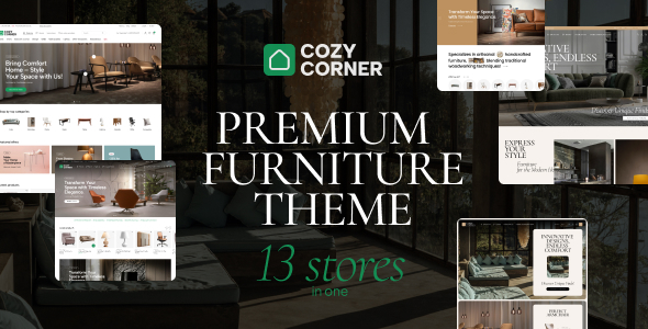 CozyCorner - Furniture WooCommerce WordPress Theme