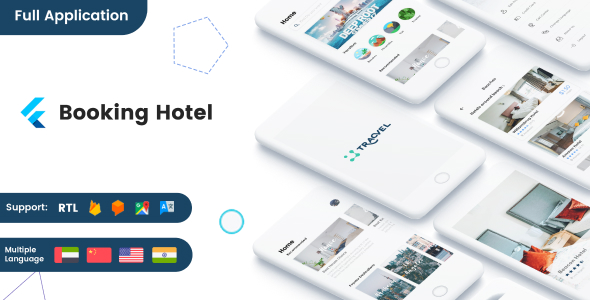 Flux Hotel Booking - Complete Flutter 3 App for Hotel & Room Reservation System