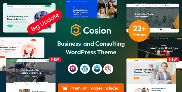 Cosion - Business Consulting WordPress Theme