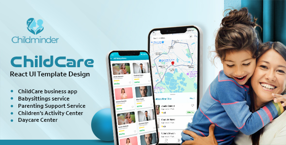 Child Minder Child Care Baby Sitting Child Minding BabySitting Nanny Nursery Daycare Maid Service UI