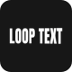 Loop Text Animation MOGRT - VideoHive Item for Sale