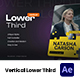 Vertical Lower Thirds - VideoHive Item for Sale