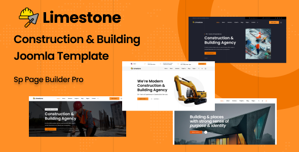 Limestone - Construction Building Joomla Template