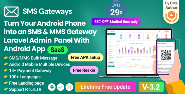 SMSpro Gateway – Turn Your Android Phone into a Powerful SMS/MMS Gateway (SaaS)