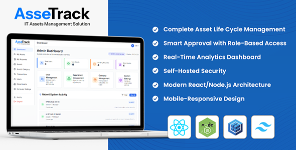 AsseTrack - Complete Asset Management & Tracking Solution