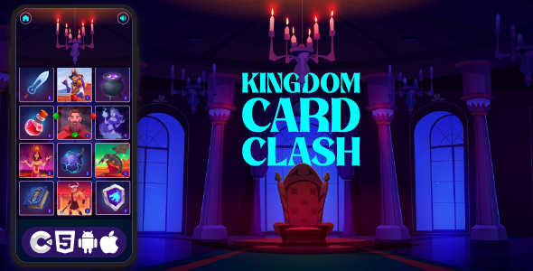 Kingdom Card Clash - HTML5 Game, Construct 3