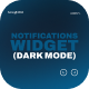 Notifications Widget (DarkMode) - VideoHive Item for Sale