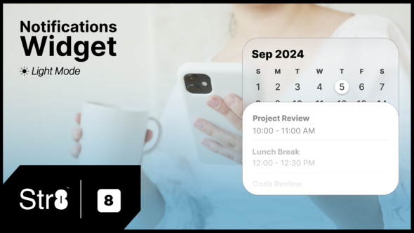 Notifications Widget (Light Mode)