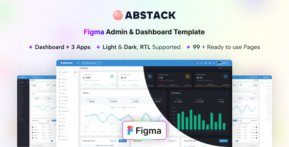 Abstack - Figma Admin & Dashboard Template