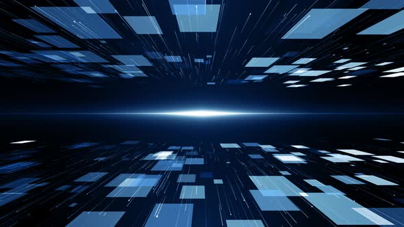 Blue Particles Background alt