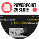 Black and White Amber – Minimal Elegant Corporate (PowerPoint) - GraphicRiver Item for Sale
