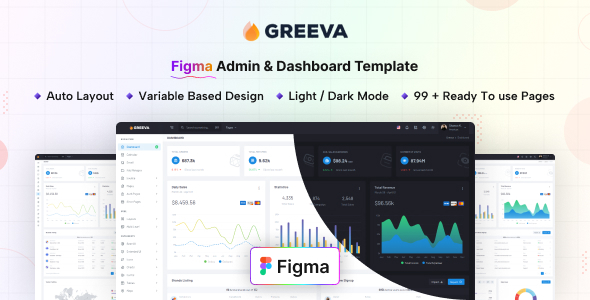 Greeva - Figma Admin & Dashboard Template